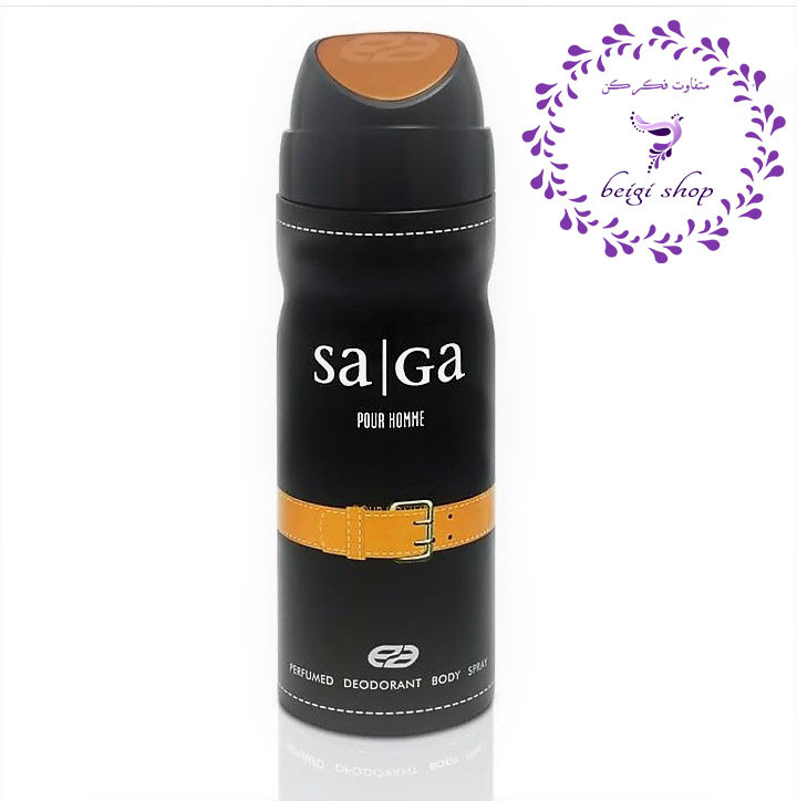 اسپری مردانه امپر مدل ساگا مشکی