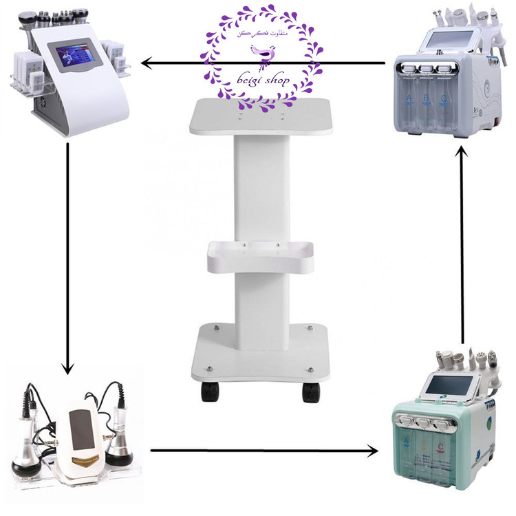 ترولی سالن های آرایشگاهی خارجی اصل مخصوص دستگاه های زیبایی کد 100