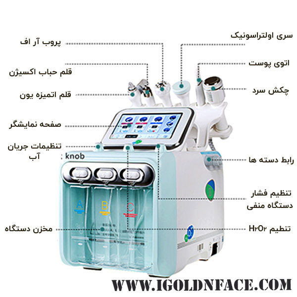 دستگاه هیدروفیشیال نیوفیس 6 کاره نیو فیس موتور سنگین