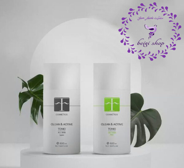 تونر پوست چرب و انواع پوست اف کازمتیک اصل
