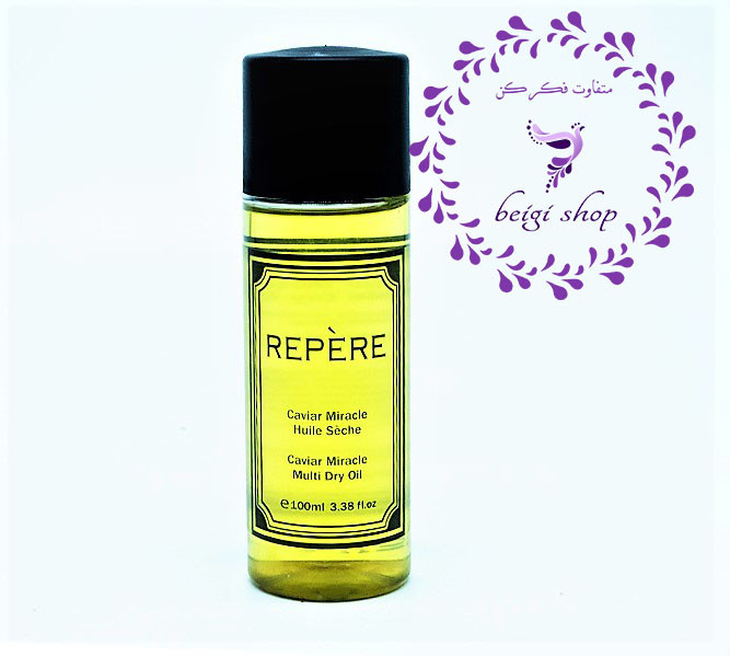 روغن خاویار آرگان و هسته انگور صورت و بدن و مو اصلی