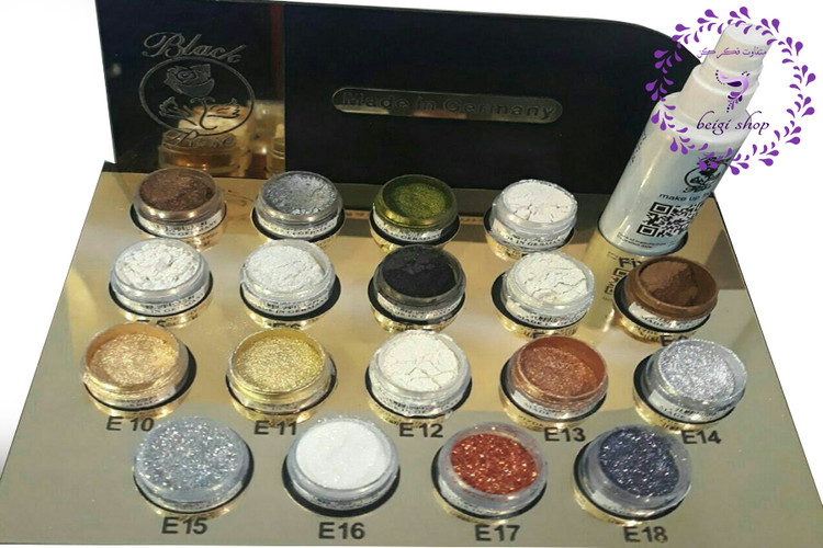 سایه پودری هایلایتر  بلک رز اصل 18 رنگ