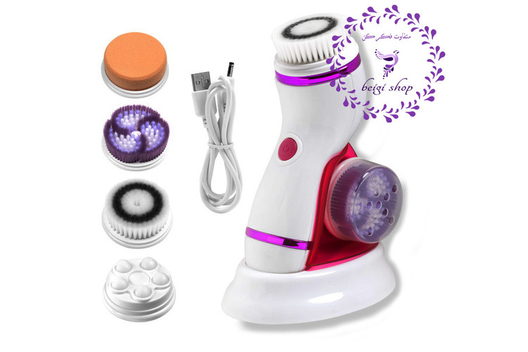 فیس براش4 کاره چند منظوره ضدآب ماساژور پاک کننده صورت