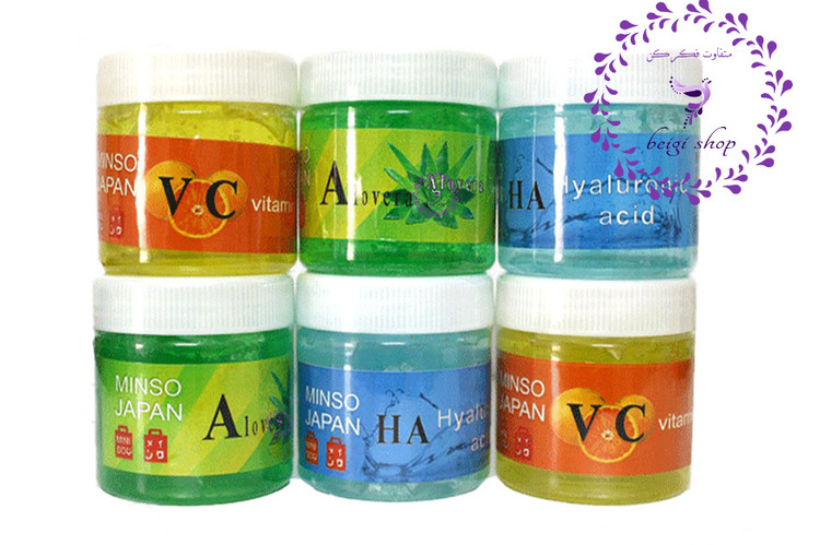ژل هیدرودرمی مینسو اصلی در 3 رایحه الوئه ورا پرتقال و هیالورونیک اسید