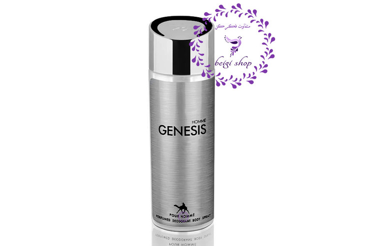 اسپری زیر بغل خوشبو کننده بدن امپر جنسیس هوم نقره ای مردانه