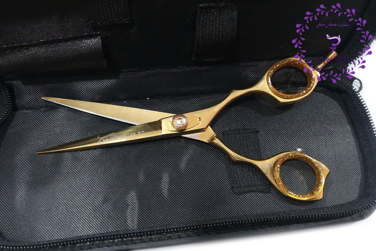 قیچی آرایشگری کات و کوتاهی ۶ اینچ حرفه ای استیل جگوار اصل