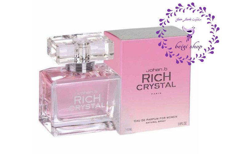 ادکلن ریج جیپارلیس اصل رایحه ورساچه کریستال صورتی