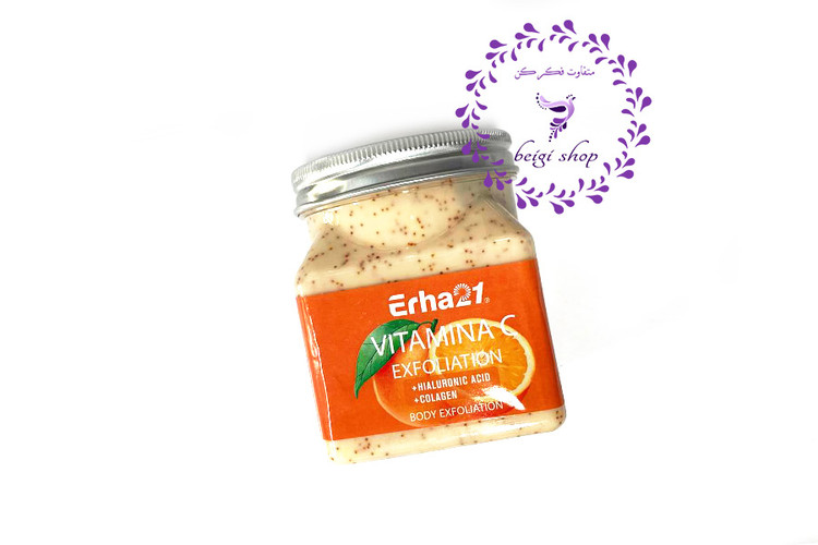 اسکراب شنی صورت وبدن Erha 21