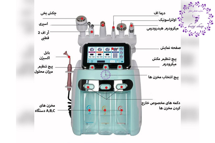هیدروفیشیال 7کاره نیوفیس حباب ساز