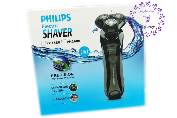 ماشین اصلاح صورت 3 تیغ فیلیپس استند دار و مخزن دار مدل PH1600