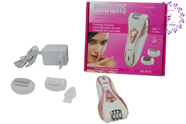 اپیلاتور3 کاره براونس مدل 3010