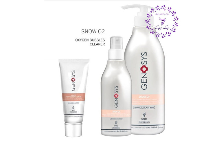 ژل شستشو پاک کننده ژنوسیس Snow O2