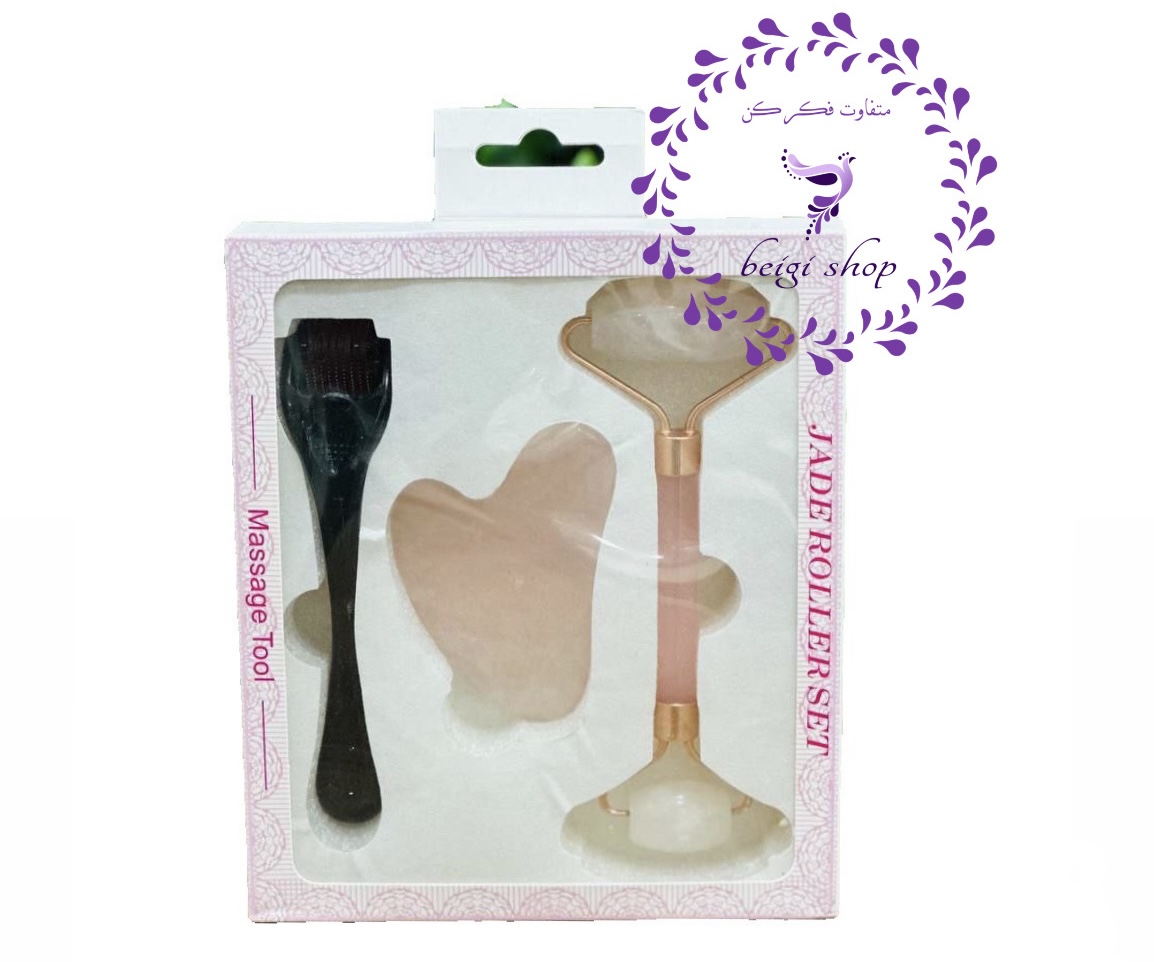 ست ماساژور jade roller