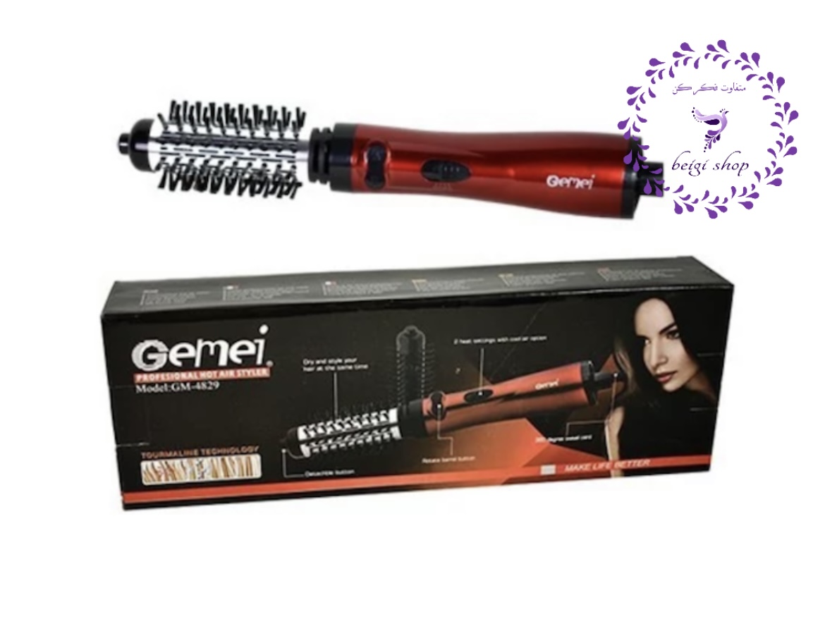 سشوار چرخشی جیمی دوکاره GM-4829